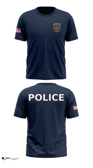 Old School Cotton Feel Shirt, Lake Quivira Police Department, Police, Teamtime, Team time, sublimation, custom sports apparel, team uniforms, spirit wear, spiritwear, sports uniforms, custom shirts, team store, custom team store, fundraiser sports, apparel fundraiser