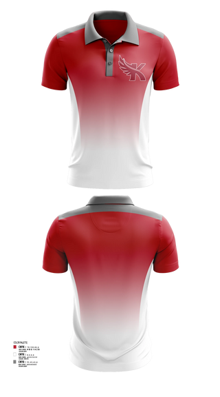 Short Sleeve Performance Polo, Kaua’i Red Raiders, Cheer, Teamtime, Team time, sublimation, custom sports apparel, team uniforms, spirit wear, spiritwear, sports uniforms, custom shirts, team store, custom team store, fundraiser sports, apparel fundraiser