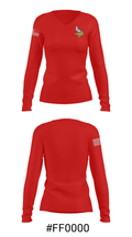 Colfax High School Wrestling 89881910 Women's Long Sleeve V-neck Shirt - 20