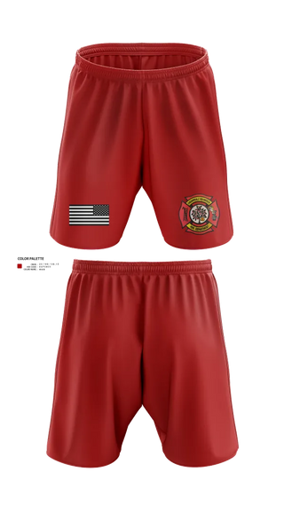 Athletic Shorts With Pockets, Cherrydale Volunteer Fire Department, , Teamtime, Team time, sublimation, custom sports apparel, team uniforms, spirit wear, spiritwear, sports uniforms, custom shirts, team store, custom team store, fundraiser sports, apparel fundraiser