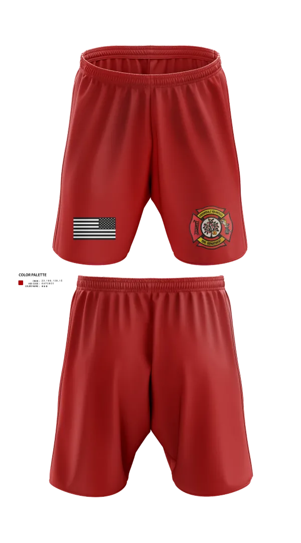 Athletic Shorts With Pockets, Cherrydale Volunteer Fire Department, , Teamtime, Team time, sublimation, custom sports apparel, team uniforms, spirit wear, spiritwear, sports uniforms, custom shirts, team store, custom team store, fundraiser sports, apparel fundraiser