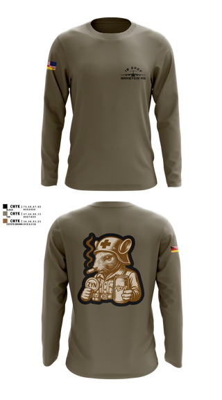 Long Sleeve Performance Shirt, 10 EAEF Bronze Crew, , Teamtime, Team time, sublimation, custom sports apparel, team uniforms, spirit wear, spiritwear, sports uniforms, custom shirts, team store, custom team store, fundraiser sports, apparel fundraiser