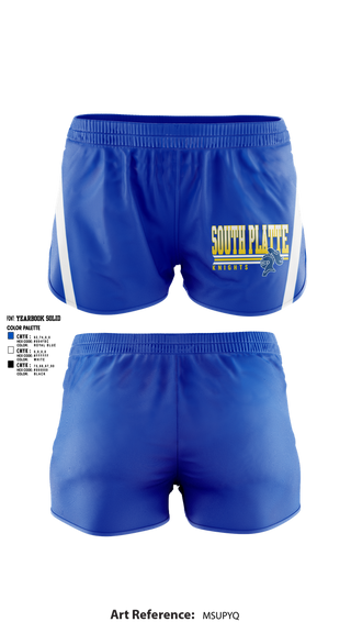 Womens Shorts, South Platte Knights Volleyball, Women's Volleyball, Teamtime, Team time, sublimation, custom sports apparel, team uniforms, spirit wear, spiritwear, sports uniforms, custom shirts, team store, custom team store, fundraiser sports, apparel fundraiser