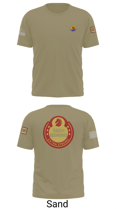 560th Redhorse Unit 43549441 Short Sleeve Performance Shirt - 96