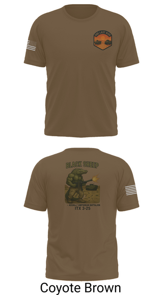 Old School Cotton Feel Shirt, 4th Assault Amphibian Battalion, Company B, , Teamtime, Team time, sublimation, custom sports apparel, team uniforms, spirit wear, spiritwear, sports uniforms, custom shirts, team store, custom team store, fundraiser sports, apparel fundraiser