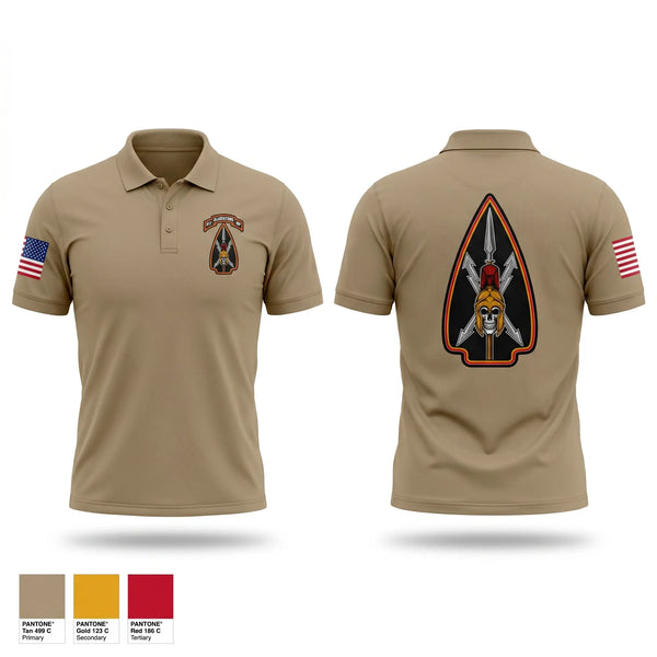 Short Sleeve Performance Polo, DET-2, RSP, National Guard, Teamtime, Team time, sublimation, custom sports apparel, team uniforms, spirit wear, spiritwear, sports uniforms, custom shirts, team store, custom team store, fundraiser sports, apparel fundraiser