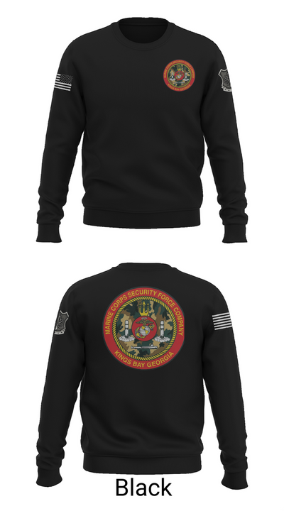 Marine Corps Security Forces Battalion 39264653 Crew Neck Sweatshirt - 24