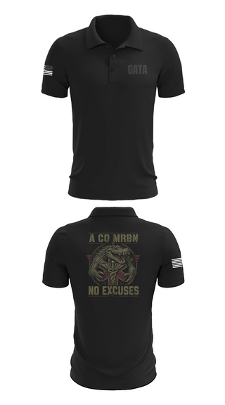 Short Sleeve Performance Polo, MRBN -A Co, Army, Teamtime, Team time, sublimation, custom sports apparel, team uniforms, spirit wear, spiritwear, sports uniforms, custom shirts, team store, custom team store, fundraiser sports, apparel fundraiser