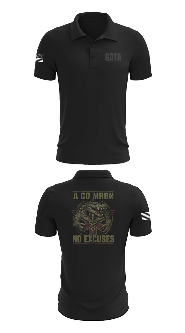 Short Sleeve Performance Polo, MRBN -A Co, Army, Teamtime, Team time, sublimation, custom sports apparel, team uniforms, spirit wear, spiritwear, sports uniforms, custom shirts, team store, custom team store, fundraiser sports, apparel fundraiser