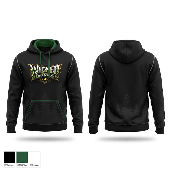 Hoodie, Wicked Cheer Academy, Cheer, Teamtime, Team time, sublimation, custom sports apparel, team uniforms, spirit wear, spiritwear, sports uniforms, custom shirts, team store, custom team store, fundraiser sports, apparel fundraiser