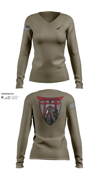 Womens Long Sleeve Vneck Shirt, CH1LD SUPPORT, , Teamtime, Team time, sublimation, custom sports apparel, team uniforms, spirit wear, spiritwear, sports uniforms, custom shirts, team store, custom team store, fundraiser sports, apparel fundraiser