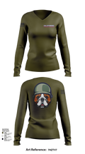 Indy Radio Platoon 10234991 Women's Long Sleeve V-neck Shirt - 103