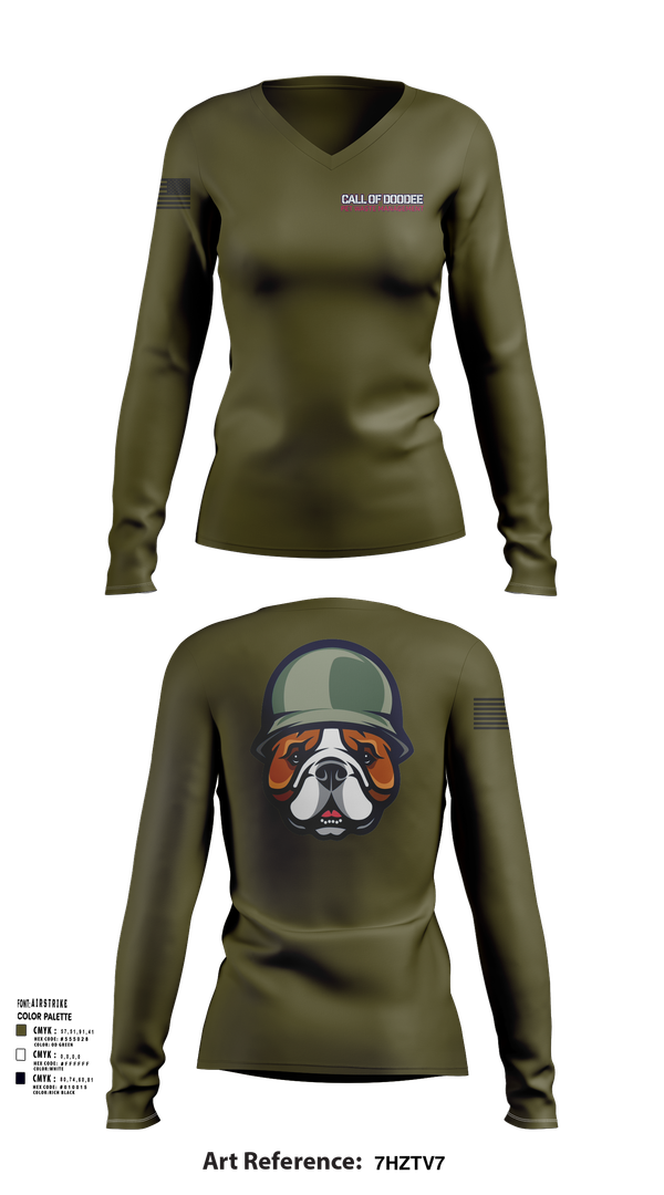 Womens Long Sleeve Vneck Shirt, Indy Radio Platoon, , Teamtime, Team time, sublimation, custom sports apparel, team uniforms, spirit wear, spiritwear, sports uniforms, custom shirts, team store, custom team store, fundraiser sports, apparel fundraiser