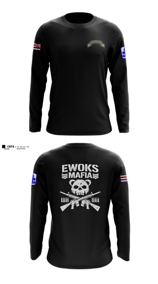 Long Sleeve Performance Shirt, Bad Boyz MafiaBad Boyz Mafia, Men's BasketballArmy, Teamtime, Team time, sublimation, custom sports apparel, team uniforms, spirit wear, spiritwear, sports uniforms, custom shirts, team store, custom team store, fundraiser sports, apparel fundraiser