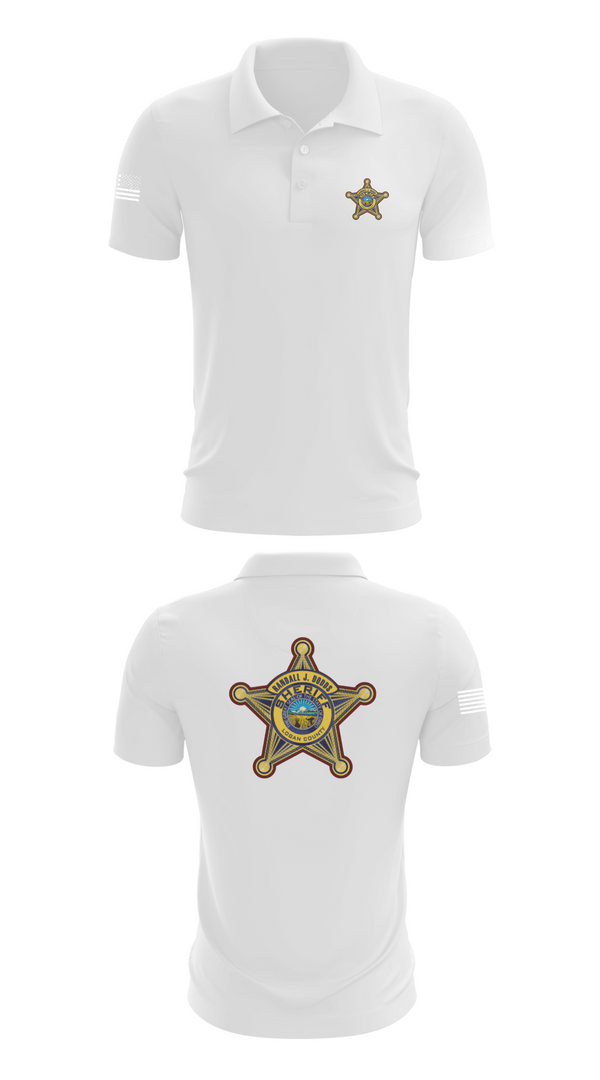 Short Sleeve Performance Polo, LOGAN COUNTY SHERIFFS OFFICE, Police, Teamtime, Team time, sublimation, custom sports apparel, team uniforms, spirit wear, spiritwear, sports uniforms, custom shirts, team store, custom team store, fundraiser sports, apparel fundraiser
