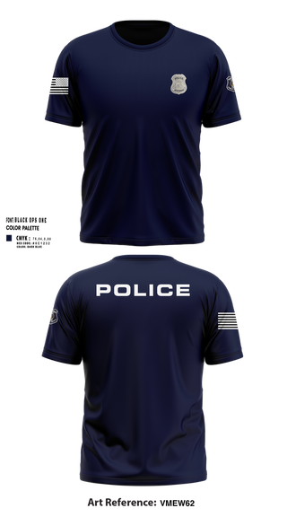 Short Sleeve Performance Shirt, RRPD, Police, Teamtime, Team time, sublimation, custom sports apparel, team uniforms, spirit wear, spiritwear, sports uniforms, custom shirts, team store, custom team store, fundraiser sports, apparel fundraiser