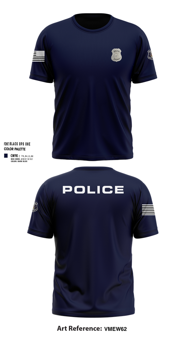 Short Sleeve Performance Shirt, RRPD, Police, Teamtime, Team time, sublimation, custom sports apparel, team uniforms, spirit wear, spiritwear, sports uniforms, custom shirts, team store, custom team store, fundraiser sports, apparel fundraiser