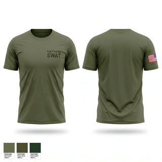 Short Sleeve Performance Shirt, Lee County SWAT, Police, Teamtime, Team time, sublimation, custom sports apparel, team uniforms, spirit wear, spiritwear, sports uniforms, custom shirts, team store, custom team store, fundraiser sports, apparel fundraiser