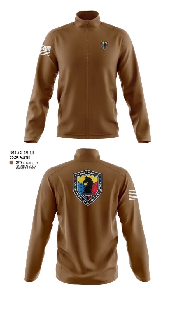 Quarter Zip Jacket, Command Post Modernization, , Teamtime, Team time, sublimation, custom sports apparel, team uniforms, spirit wear, spiritwear, sports uniforms, custom shirts, team store, custom team store, fundraiser sports, apparel fundraiser