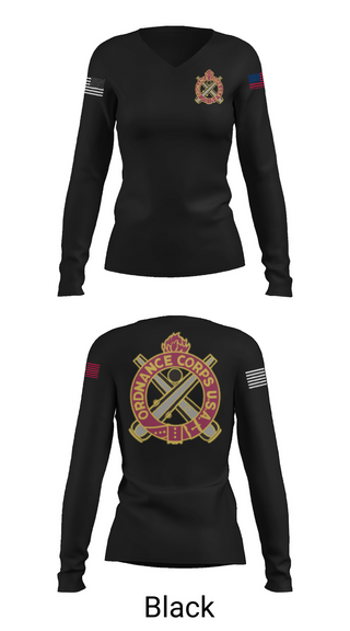 Womens Long Sleeve Vneck Shirt, H Co 1-66, , Teamtime, Team time, sublimation, custom sports apparel, team uniforms, spirit wear, spiritwear, sports uniforms, custom shirts, team store, custom team store, fundraiser sports, apparel fundraiser