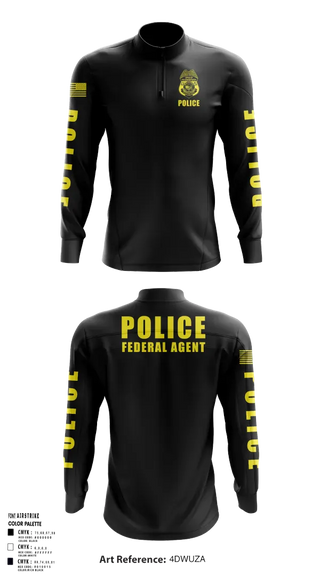 Quarter Zip Jacket, SBA Executive Protection Division, Police, Teamtime, Team time, sublimation, custom sports apparel, team uniforms, spirit wear, spiritwear, sports uniforms, custom shirts, team store, custom team store, fundraiser sports, apparel fundraiser