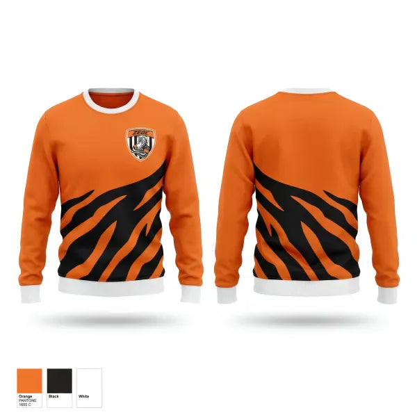 Crew Neck Sweatshirt, Zebra Elite Officiating, Ice Hockey, Teamtime, Team time, sublimation, custom sports apparel, team uniforms, spirit wear, spiritwear, sports uniforms, custom shirts, team store, custom team store, fundraiser sports, apparel fundraiser