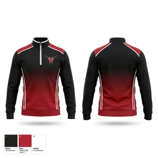 Quarter Zip Jacket, Spanish Fort Toros, , Teamtime, Team time, sublimation, custom sports apparel, team uniforms, spirit wear, spiritwear, sports uniforms, custom shirts, team store, custom team store, fundraiser sports, apparel fundraiser