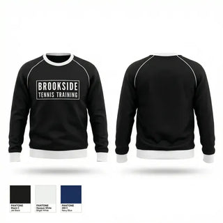 Crew Neck Sweatshirt, Brookside Tennis Training, , Teamtime, Team time, sublimation, custom sports apparel, team uniforms, spirit wear, spiritwear, sports uniforms, custom shirts, team store, custom team store, fundraiser sports, apparel fundraiser