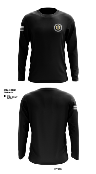 Long Sleeve Performance Shirt, Wayne County Sheriff’s Department, , Teamtime, Team time, sublimation, custom sports apparel, team uniforms, spirit wear, spiritwear, sports uniforms, custom shirts, team store, custom team store, fundraiser sports, apparel fundraiser