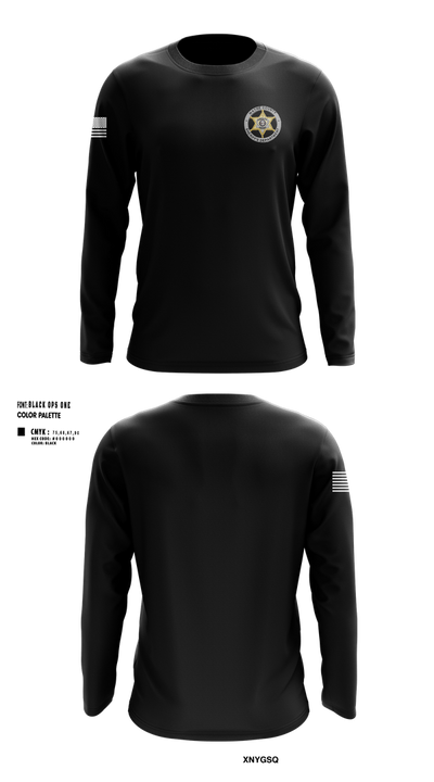 Wayne County Sheriff’s Department 73359444 Long Sleeve Performance Shirt 1