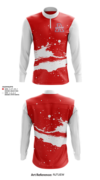 Quarter Zip Jacket, TW ANDREWS, , Teamtime, Team time, sublimation, custom sports apparel, team uniforms, spirit wear, spiritwear, sports uniforms, custom shirts, team store, custom team store, fundraiser sports, apparel fundraiser
