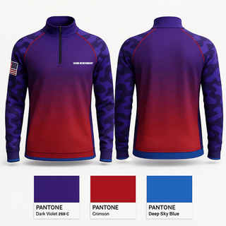 Quarter Zip Jacket, 163rd detatchment, Army, Teamtime, Team time, sublimation, custom sports apparel, team uniforms, spirit wear, spiritwear, sports uniforms, custom shirts, team store, custom team store, fundraiser sports, apparel fundraiser
