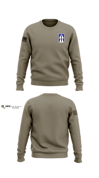 Crew Neck Sweatshirt, 76th IBCT, , Teamtime, Team time, sublimation, custom sports apparel, team uniforms, spirit wear, spiritwear, sports uniforms, custom shirts, team store, custom team store, fundraiser sports, apparel fundraiser