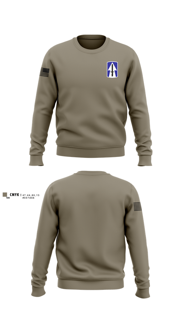 Crew Neck Sweatshirt, 76th IBCT, , Teamtime, Team time, sublimation, custom sports apparel, team uniforms, spirit wear, spiritwear, sports uniforms, custom shirts, team store, custom team store, fundraiser sports, apparel fundraiser