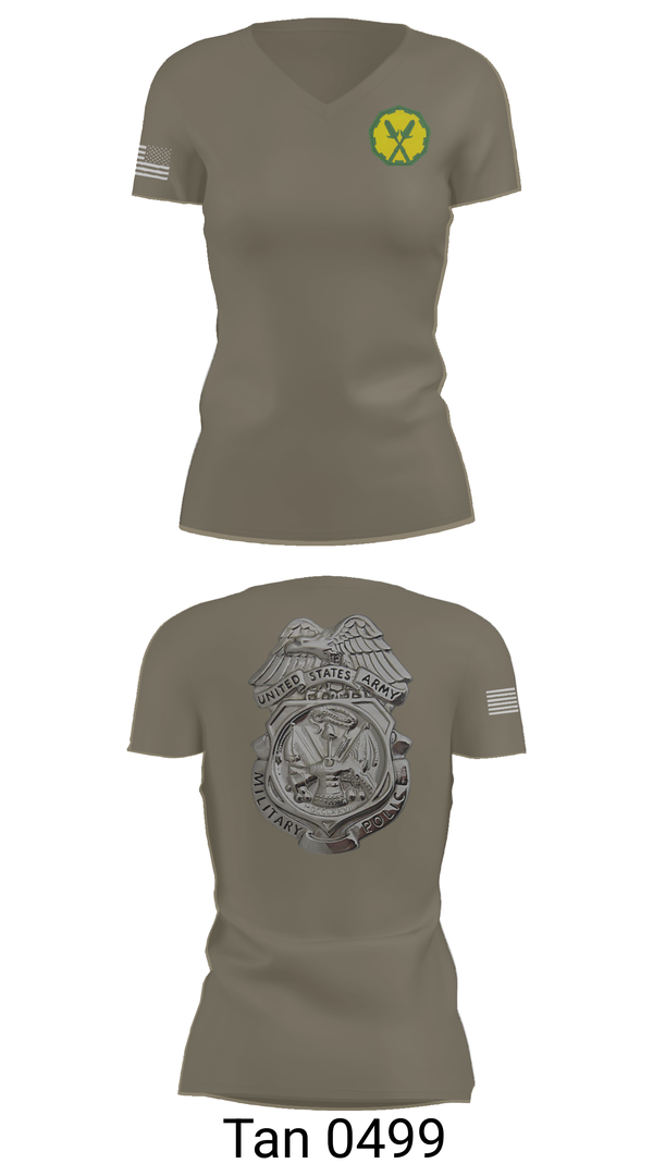 Womens Short Sleeve Vneck Shirt, 88th Military Police Company, , Teamtime, Team time, sublimation, custom sports apparel, team uniforms, spirit wear, spiritwear, sports uniforms, custom shirts, team store, custom team store, fundraiser sports, apparel fundraiser