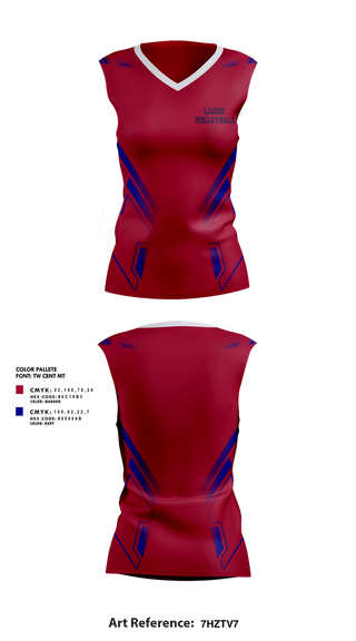Sleeveless Performance Shirt, Lakes Volleyball, Women's Volleyball, Teamtime, Team time, sublimation, custom sports apparel, team uniforms, spirit wear, spiritwear, sports uniforms, custom shirts, team store, custom team store, fundraiser sports, apparel fundraiser
