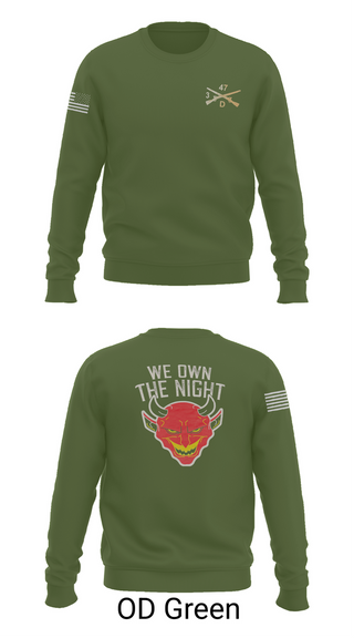 Crew Neck Sweatshirt, , Army, Teamtime, Team time, sublimation, custom sports apparel, team uniforms, spirit wear, spiritwear, sports uniforms, custom shirts, team store, custom team store, fundraiser sports, apparel fundraiser
