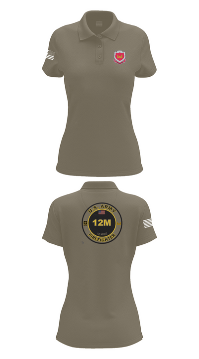 1153rd Firefighter Unit 94672135 Women's Short Sleeve Performance Polo  - 71