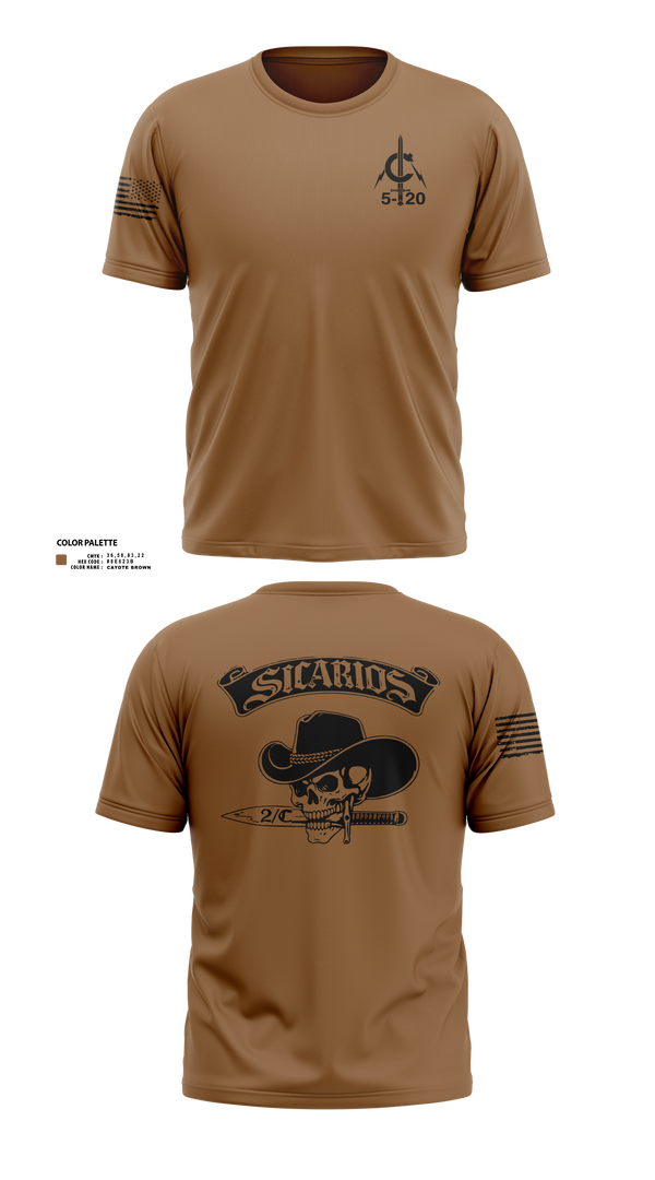 Short Sleeve Performance Shirt, 2/C Sicarios, Army, Teamtime, Team time, sublimation, custom sports apparel, team uniforms, spirit wear, spiritwear, sports uniforms, custom shirts, team store, custom team store, fundraiser sports, apparel fundraiser