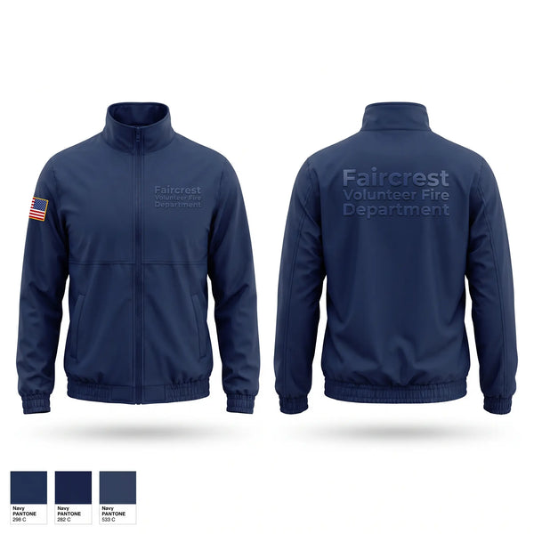 Windbreaker, Faircrest Volunteer Fire Department, Fire Department, Teamtime, Team time, sublimation, custom sports apparel, team uniforms, spirit wear, spiritwear, sports uniforms, custom shirts, team store, custom team store, fundraiser sports, apparel fundraiser