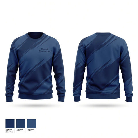 Crew Neck Sweatshirt, Donut Operators, Baseball, Teamtime, Team time, sublimation, custom sports apparel, team uniforms, spirit wear, spiritwear, sports uniforms, custom shirts, team store, custom team store, fundraiser sports, apparel fundraiser