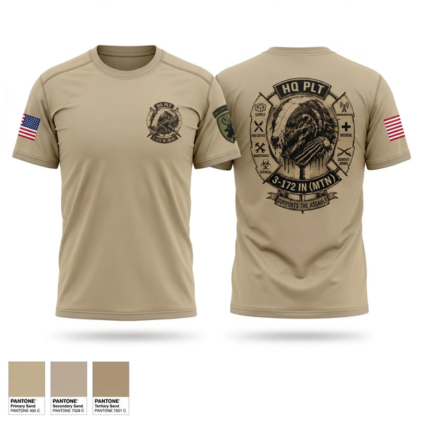 Old School Cotton Feel Shirt, F CO 3-172 IBCT, Army, Teamtime, Team time, sublimation, custom sports apparel, team uniforms, spirit wear, spiritwear, sports uniforms, custom shirts, team store, custom team store, fundraiser sports, apparel fundraiser