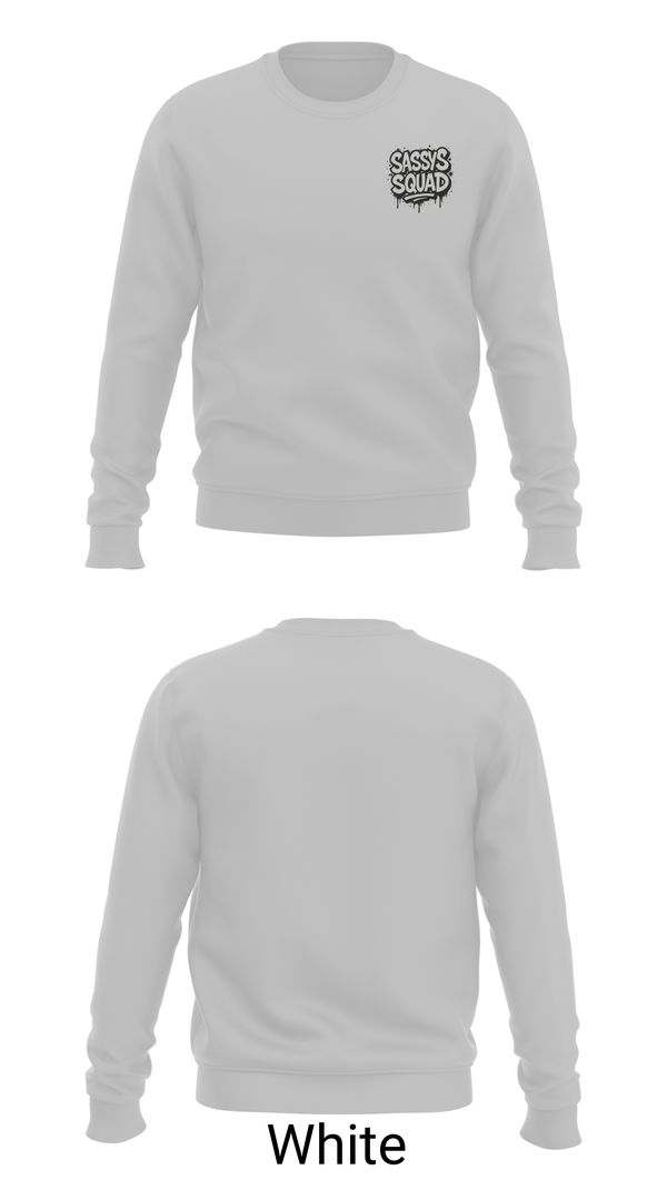 Crew Neck Sweatshirt, Sassys Fitness, , Teamtime, Team time, sublimation, custom sports apparel, team uniforms, spirit wear, spiritwear, sports uniforms, custom shirts, team store, custom team store, fundraiser sports, apparel fundraiser