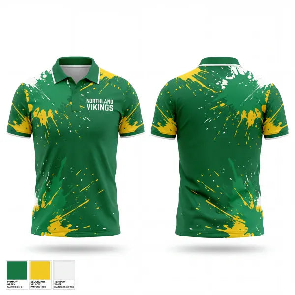 Short Sleeve Performance Polo, Northland Vikings, Track & Field, Teamtime, Team time, sublimation, custom sports apparel, team uniforms, spirit wear, spiritwear, sports uniforms, custom shirts, team store, custom team store, fundraiser sports, apparel fundraiser