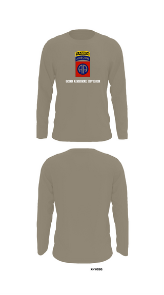 Long Sleeve Performance Shirt, 82nd airborne Division, , Teamtime, Team time, sublimation, custom sports apparel, team uniforms, spirit wear, spiritwear, sports uniforms, custom shirts, team store, custom team store, fundraiser sports, apparel fundraiser