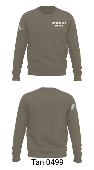 Crew Neck Sweatshirt, Dyersburg Police, Police, Teamtime, Team time, sublimation, custom sports apparel, team uniforms, spirit wear, spiritwear, sports uniforms, custom shirts, team store, custom team store, fundraiser sports, apparel fundraiser