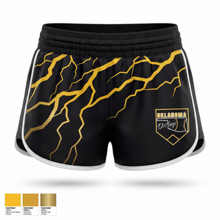 Womens Shorts, Oklahoma dirtbags, Baseball, Teamtime, Team time, sublimation, custom sports apparel, team uniforms, spirit wear, spiritwear, sports uniforms, custom shirts, team store, custom team store, fundraiser sports, apparel fundraiser
