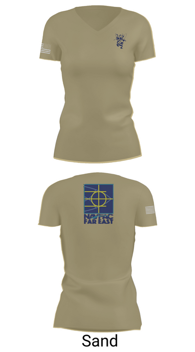 PWD MISAWA 91537594 Women's Short Sleeve V-neck Shirt - 84