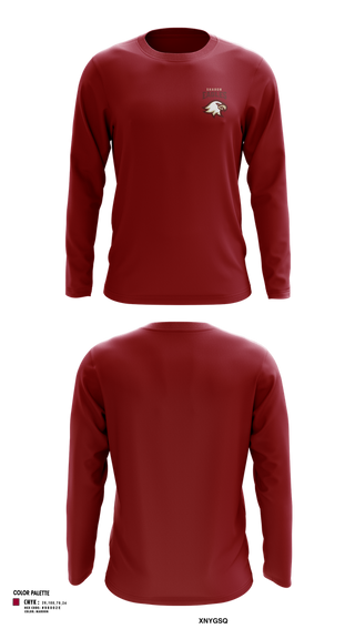 Long Sleeve Performance Shirt, Sharon Eagles Swimming, Swimming, Teamtime, Team time, sublimation, custom sports apparel, team uniforms, spirit wear, spiritwear, sports uniforms, custom shirts, team store, custom team store, fundraiser sports, apparel fundraiser
