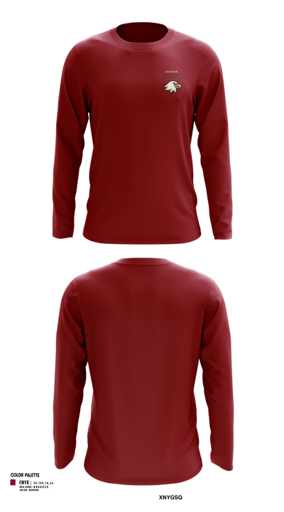 Sharon Eagles Swimming Long Sleeve Performance Shirt 52